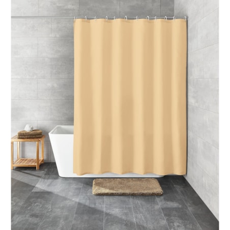 Kleine Wolke Kito Tekstylna Zasłona prysznicowa naturalny beż 240x180 cm