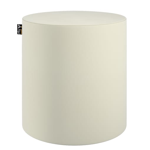 Puf Bobby, śmietankowa biel, ø40, wys. 40 cm, Posh Velvet