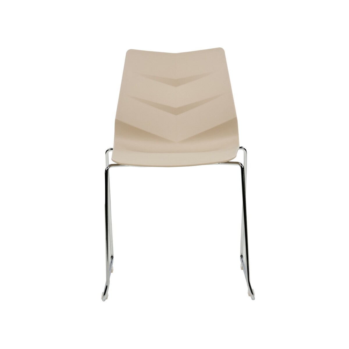 Zestaw 4 krzeseł do jadalni beżowy HARTLEY