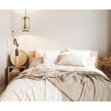 Lampa wisząca DUO LAMI LINE 20 kremowa/beżowa