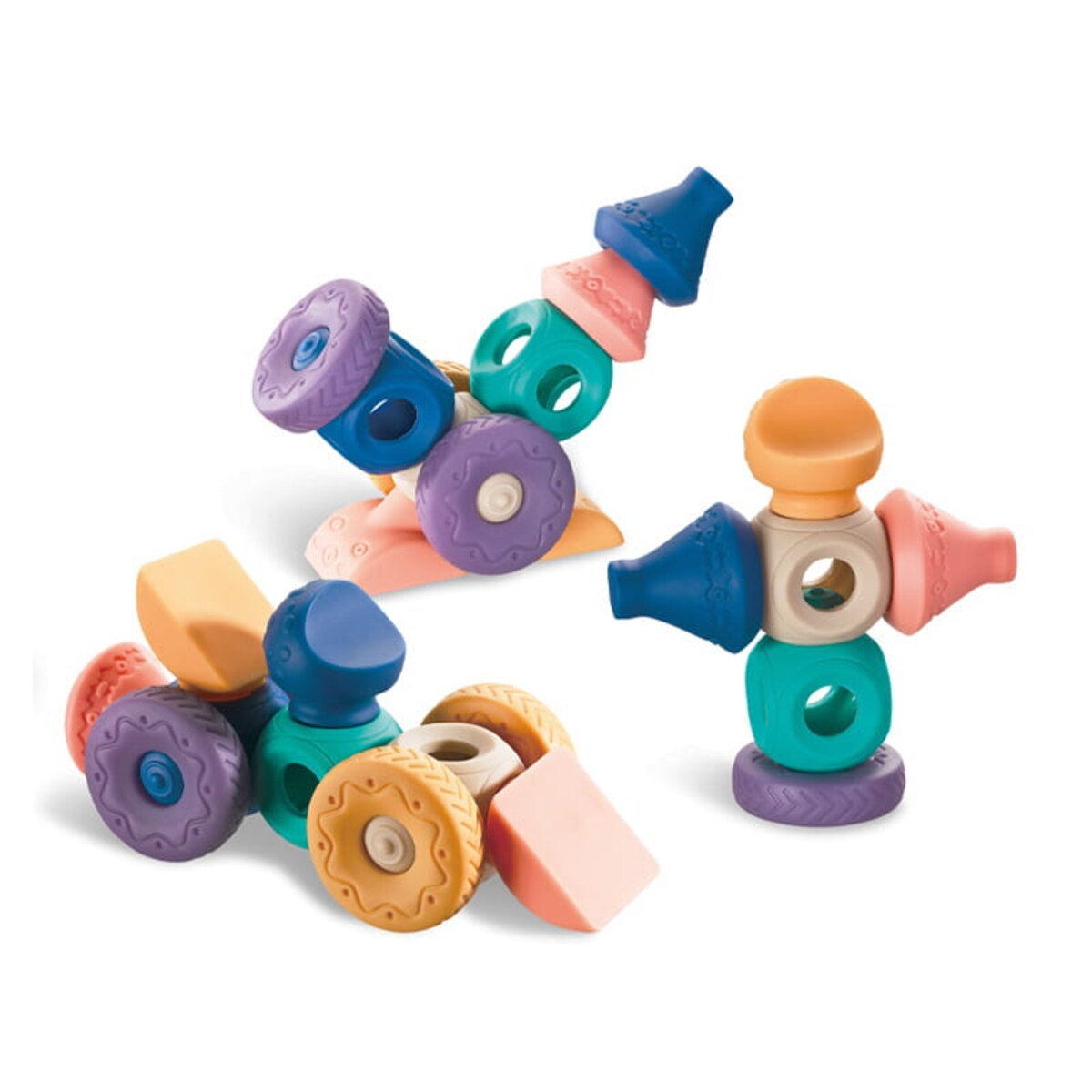 Kosmiczne sondy - klocki sensoryczne 13 elementów