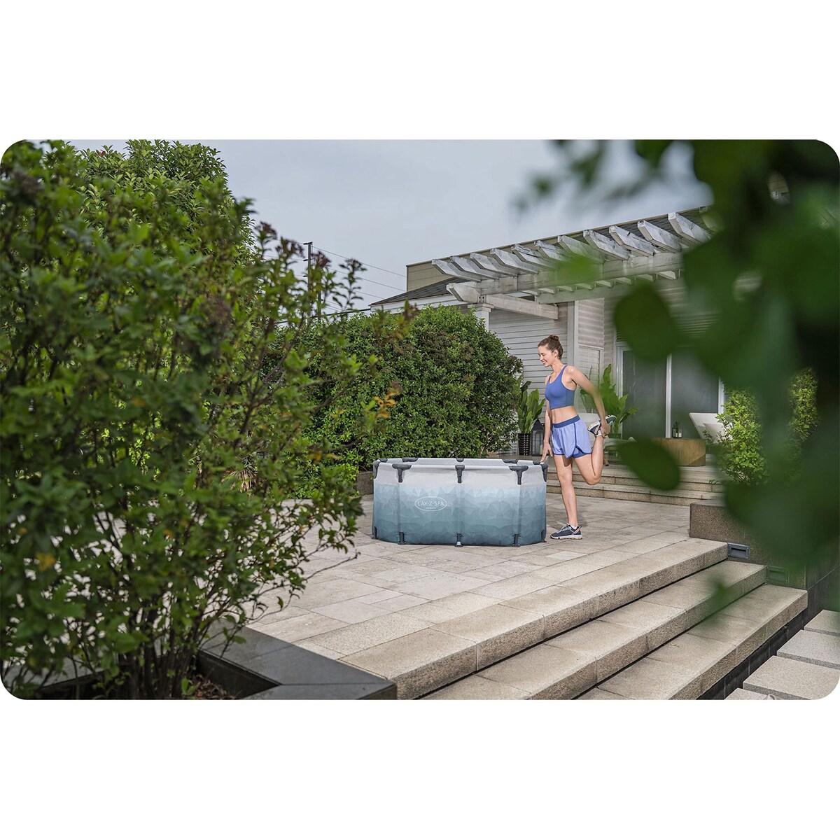 Beczka do morsowania Bestway 431l wanna lodowa przenośna + pompa filtrująca