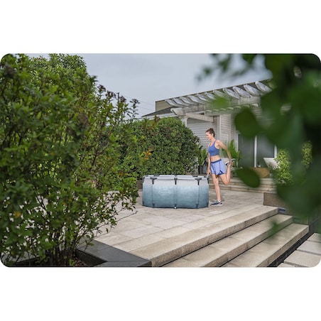 Beczka do morsowania Bestway 431l wanna lodowa przenośna + pompa filtrująca