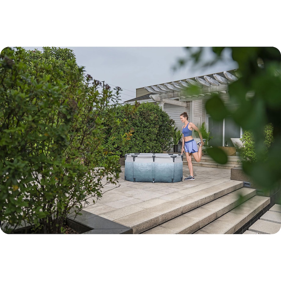 Beczka do morsowania Bestway 431l wanna lodowa przenośna + pompa filtrująca