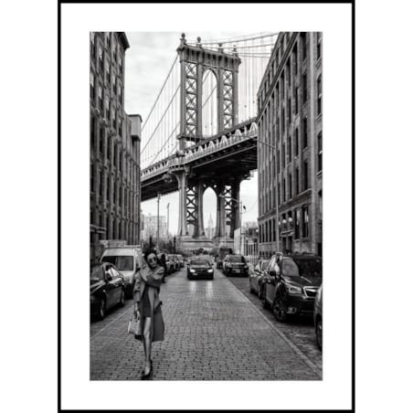 Poster Story, Plakat, Obraz - Spacer po Brooklyn Bridge, wymiary 70 x 100 cm