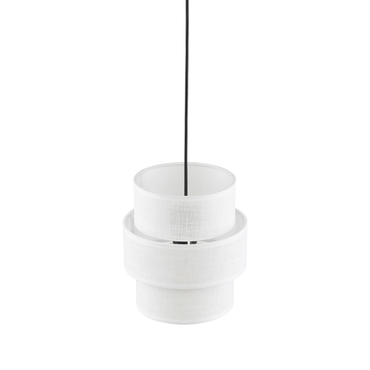 Lampa wisząca TK Lighting CALISTO WHITE 5094 biała/czarna E27 regulowana wysokość 150 cm nowoczesna do salonu i kuchni