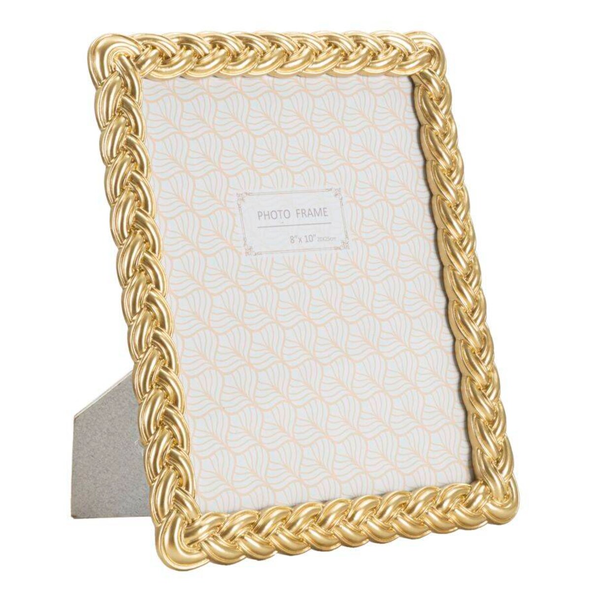 Złota ramka ze sztukaterią, 25 x 30 cm