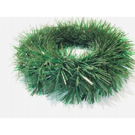 WIANEK sztuczny BŁYSZCZY SIĘ świąteczny na drzwi okno stroik 30cm zielony