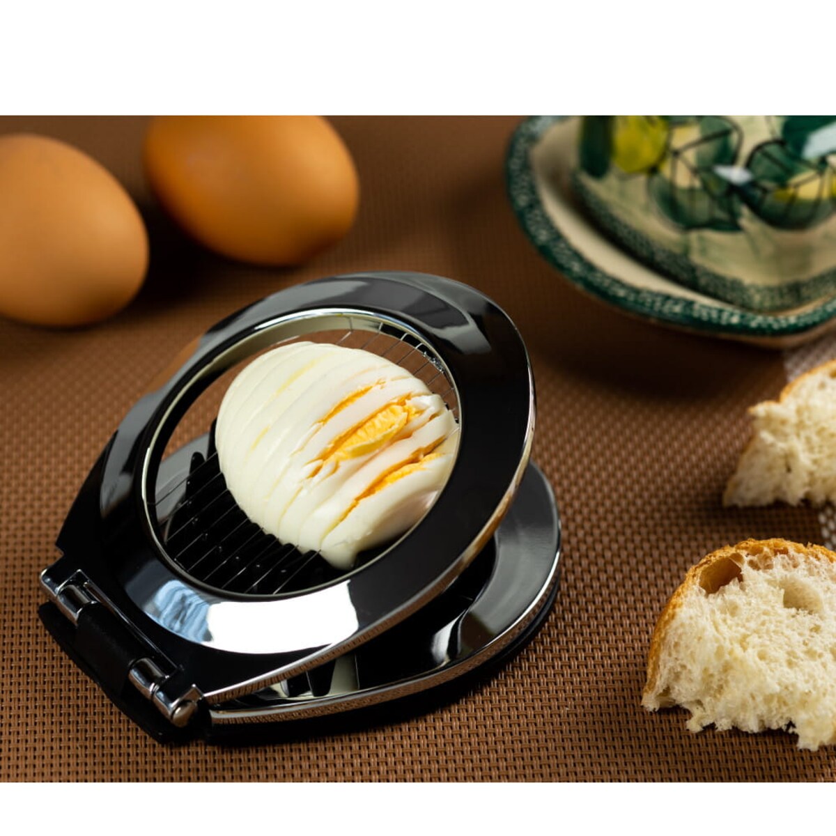 Krajarka do jajek strunowa 2-funkcyjna KINGHOFF