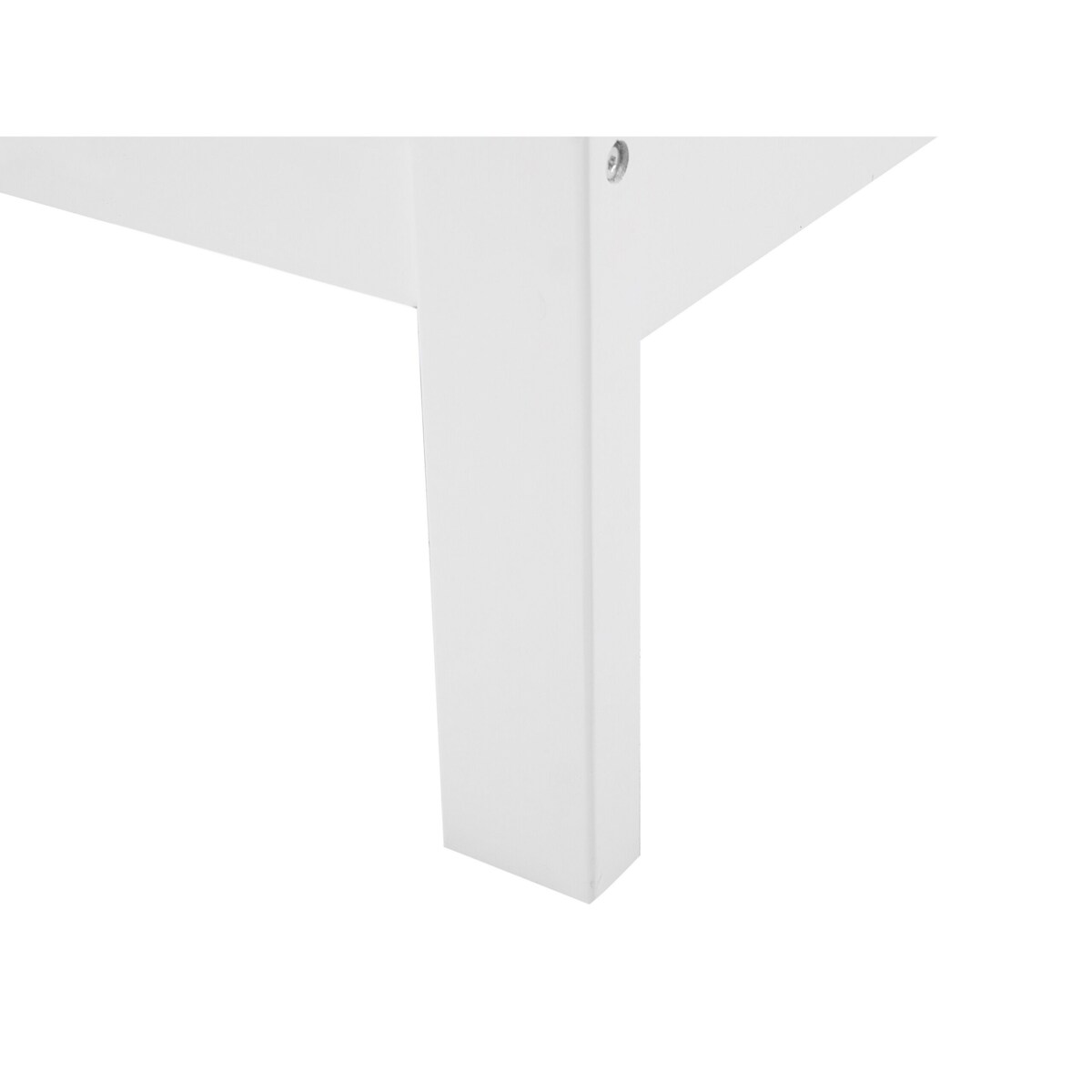 Łóżko drewniane 160 x 200 cm białe TANNAY