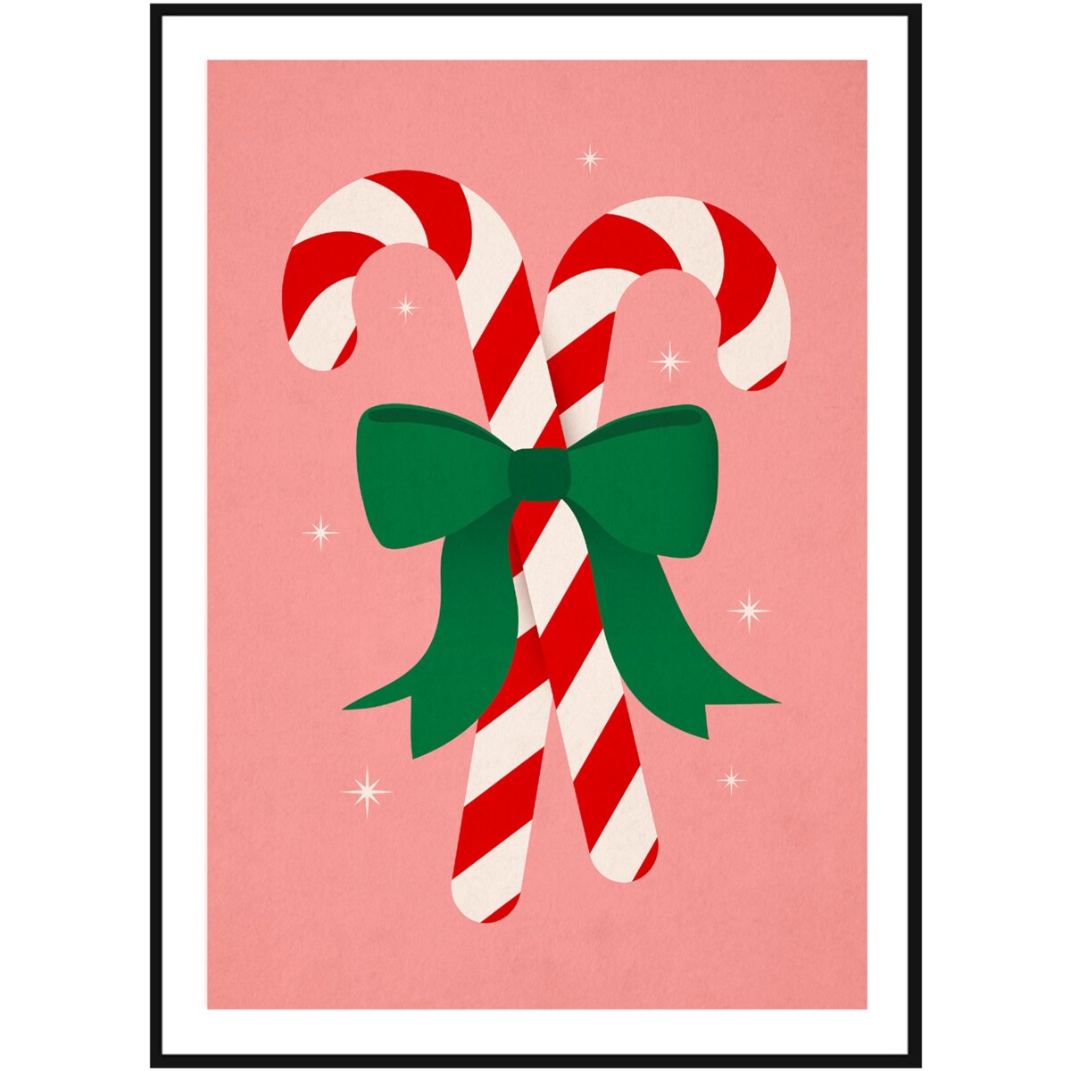 Poster Story, Plakat, Obraz - Świąteczne Lizaki, wymiary 42 x 60 cm