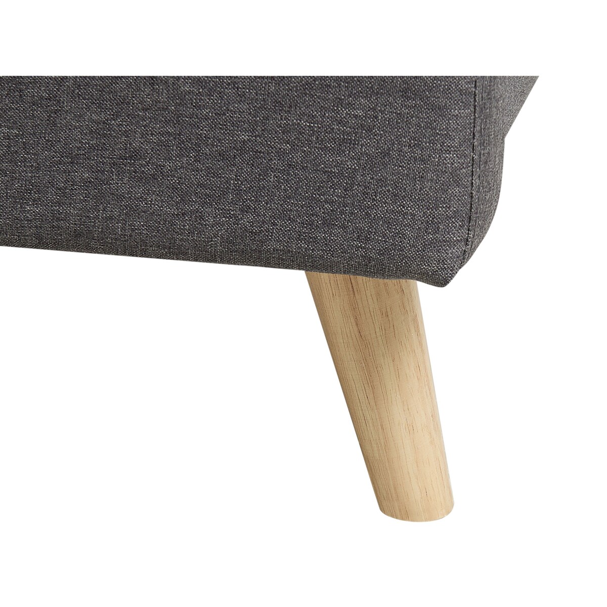 Łóżko tapicerowane 160 x 200 cm ciemnoszare RENNES II