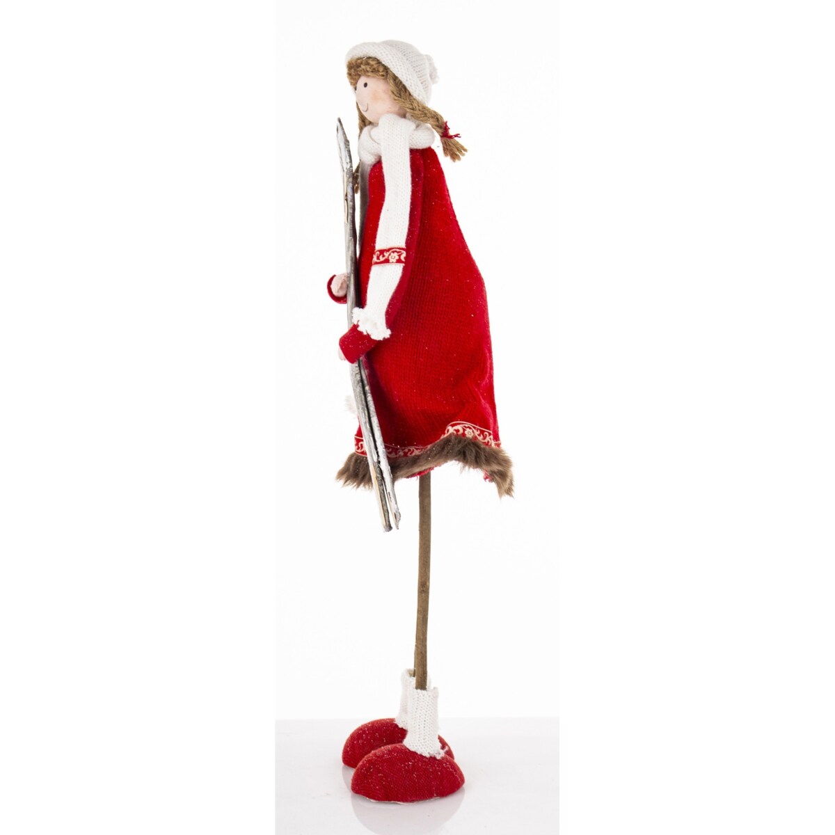 Dekoracja - figurka 51x20x13 cm SUKIYA-3 z nartami