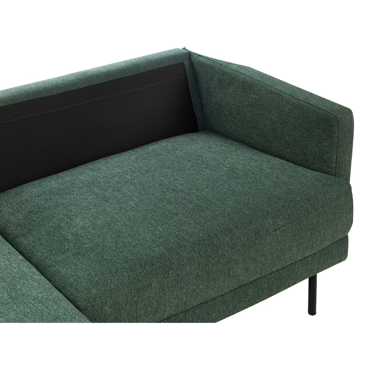 Narożnik 2-osobowy prawostronny zielony BREDA
