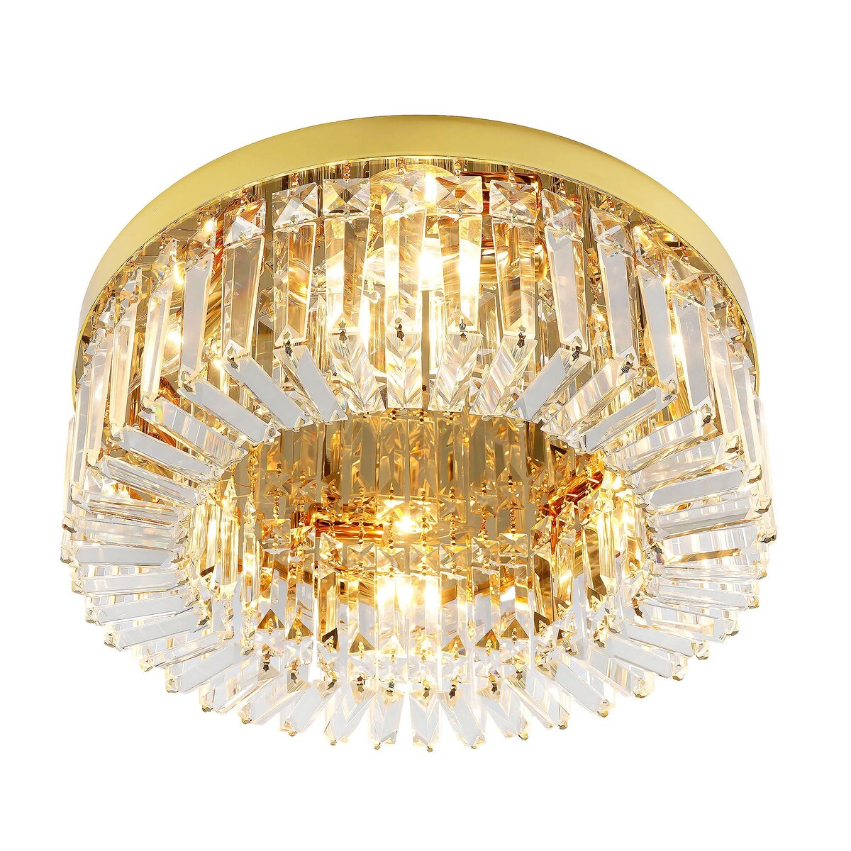 Lampa Sufitowa App1729-8C 60Cm Złoty, Szkło