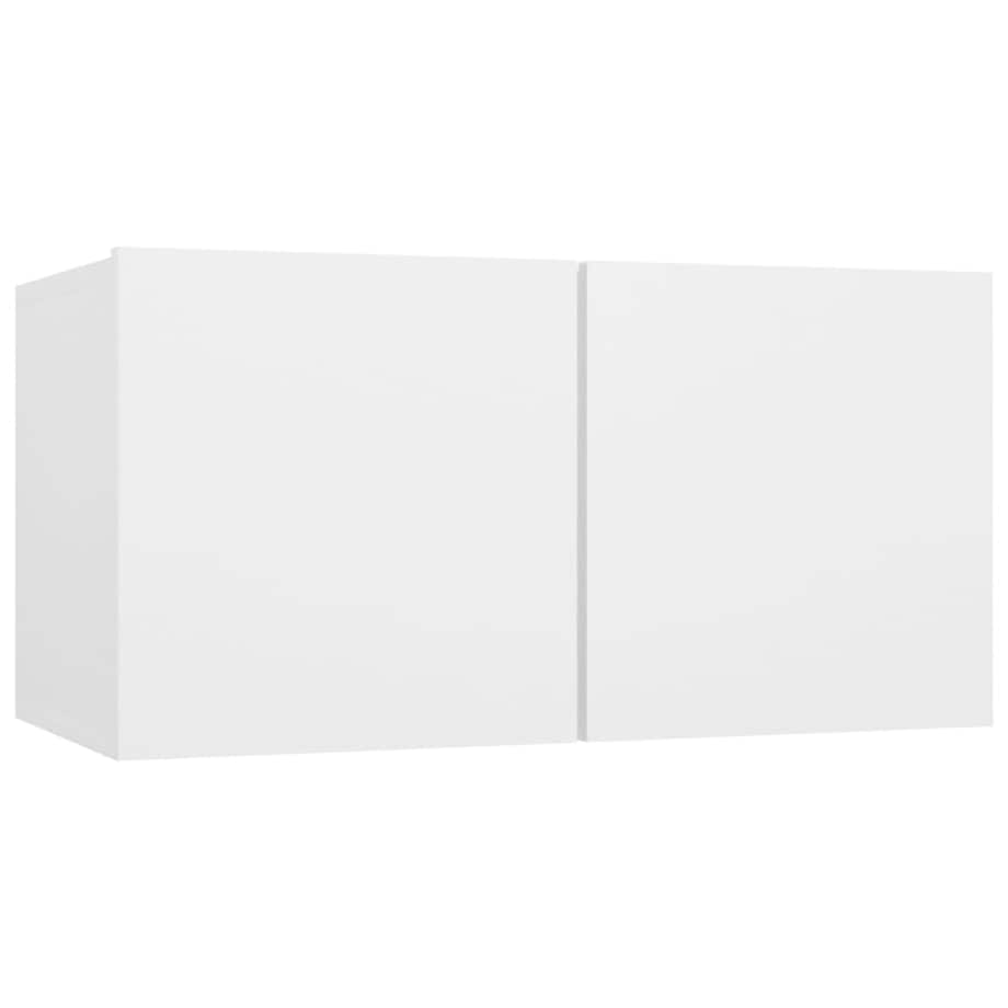 vidaXL 5-cz. zestaw szafek TV, biały, materiał drewnopochodny