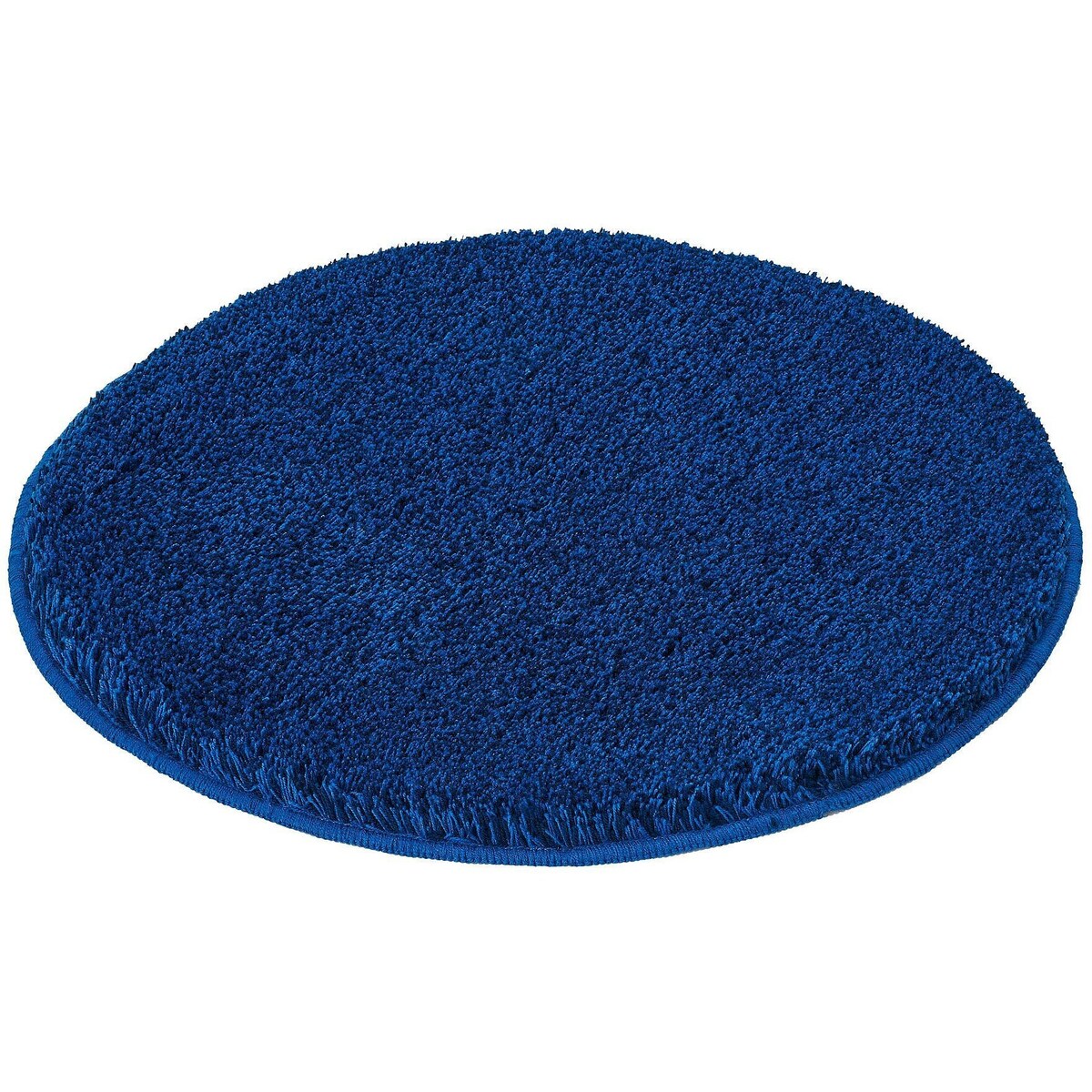 Kleine Wolke Relax Dywanik łazienkowy niebieski 100 cm okrągły wysokie runo