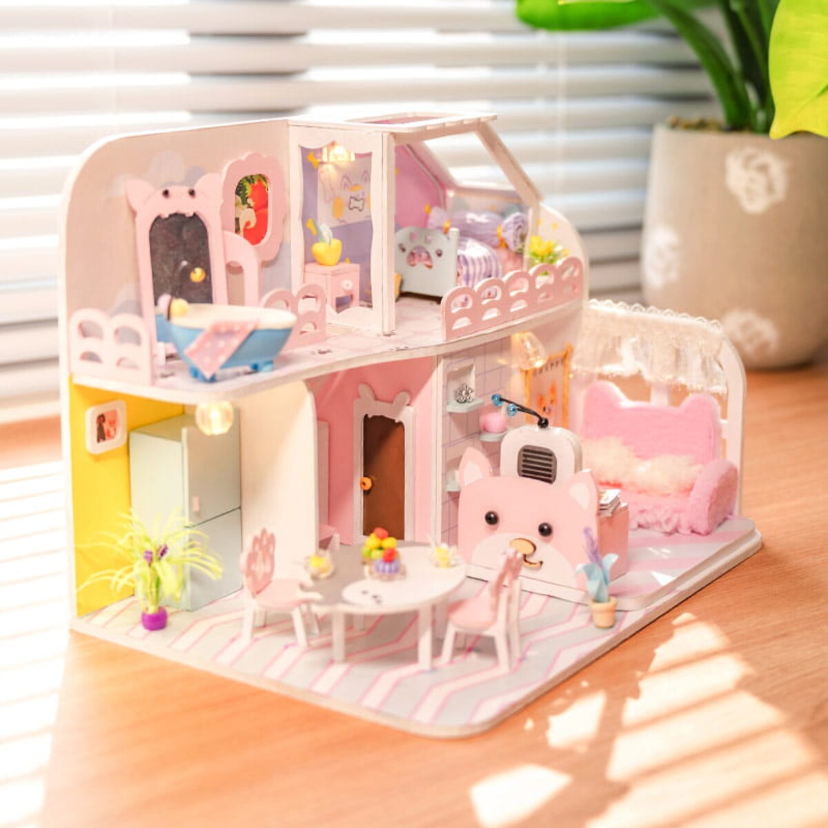 Miniaturowy domek - Kocia łapka