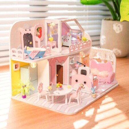 Miniaturowy domek - Kocia łapka