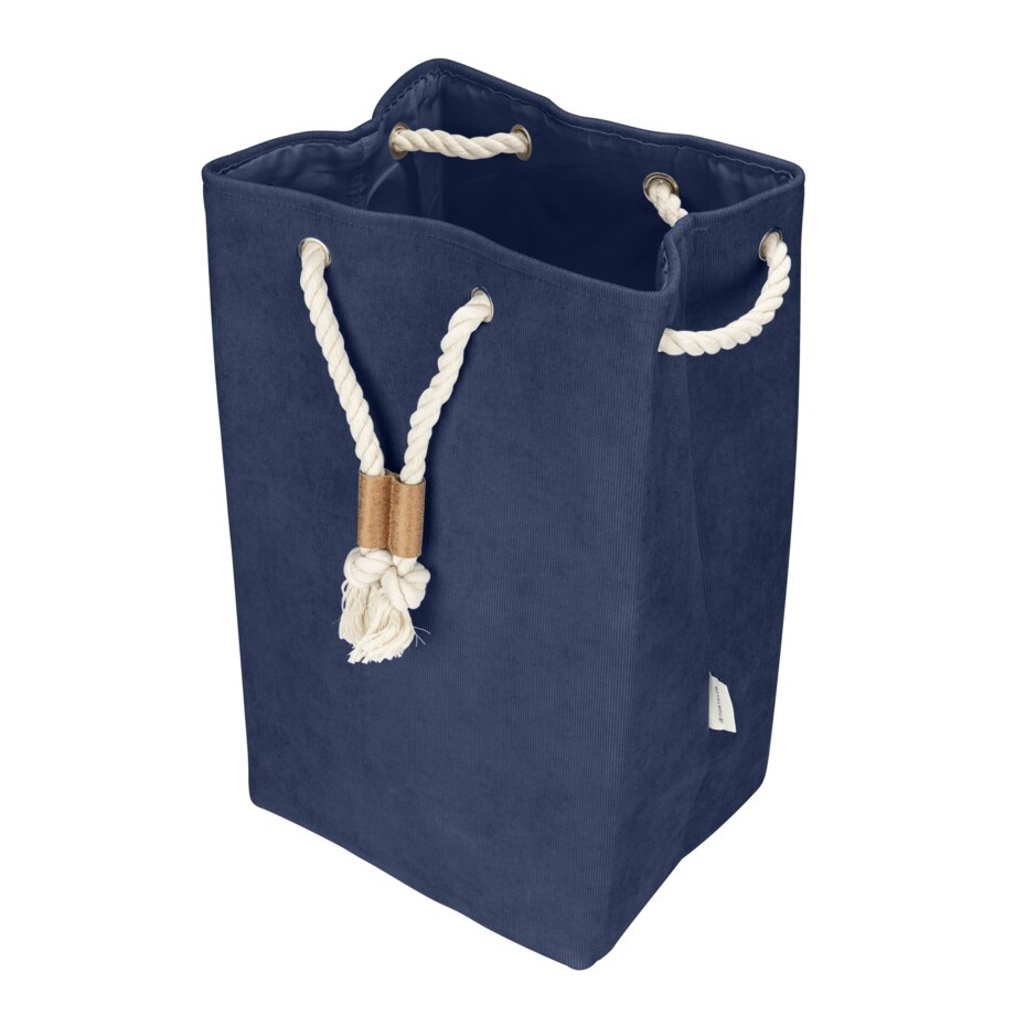 Kosz na pranie 51x29x25 cm MARINAIO granatowy