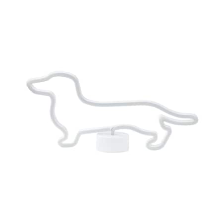 Neon LED pies niebieski FRANCIS