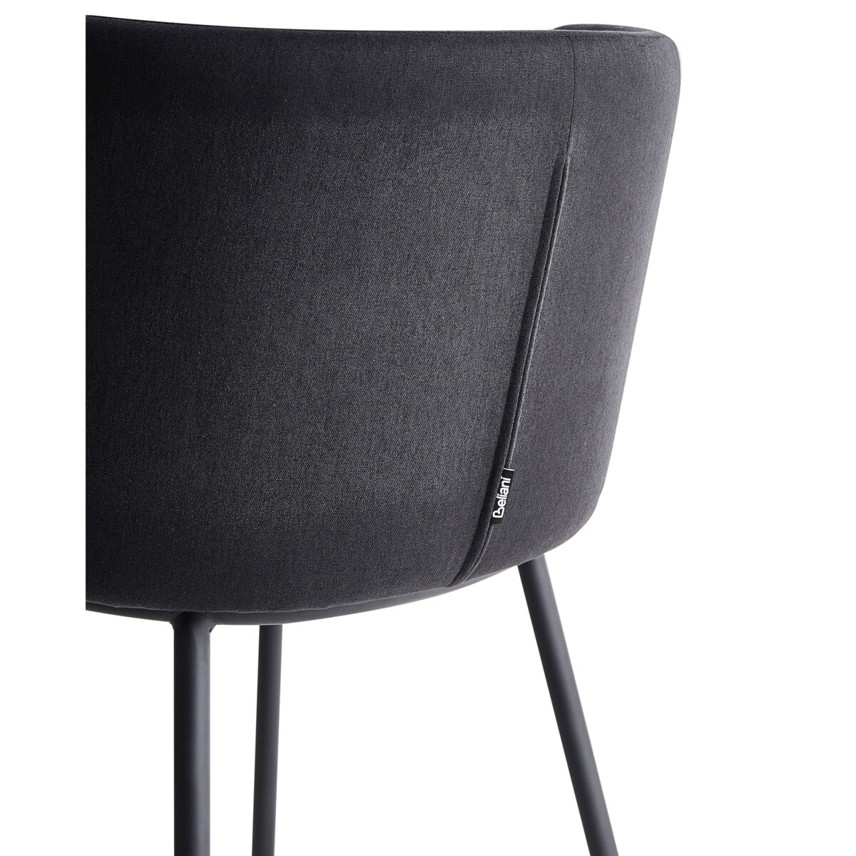 Zestaw 2 krzeseł do jadalni MINA Czarny