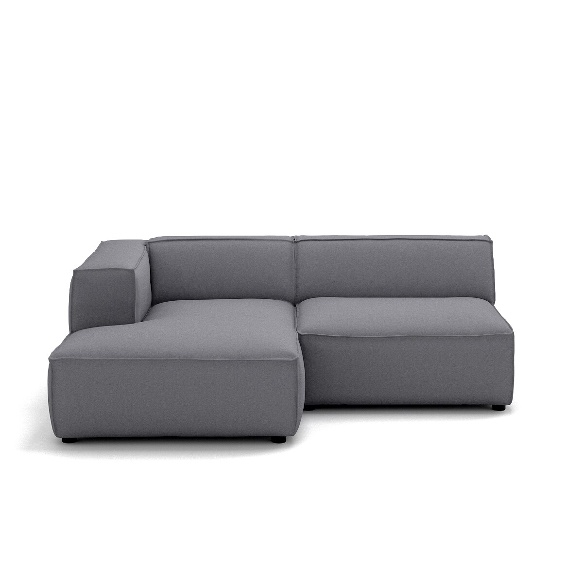 Narożnik 3 osobowy lewy Modularis - Szary Welur