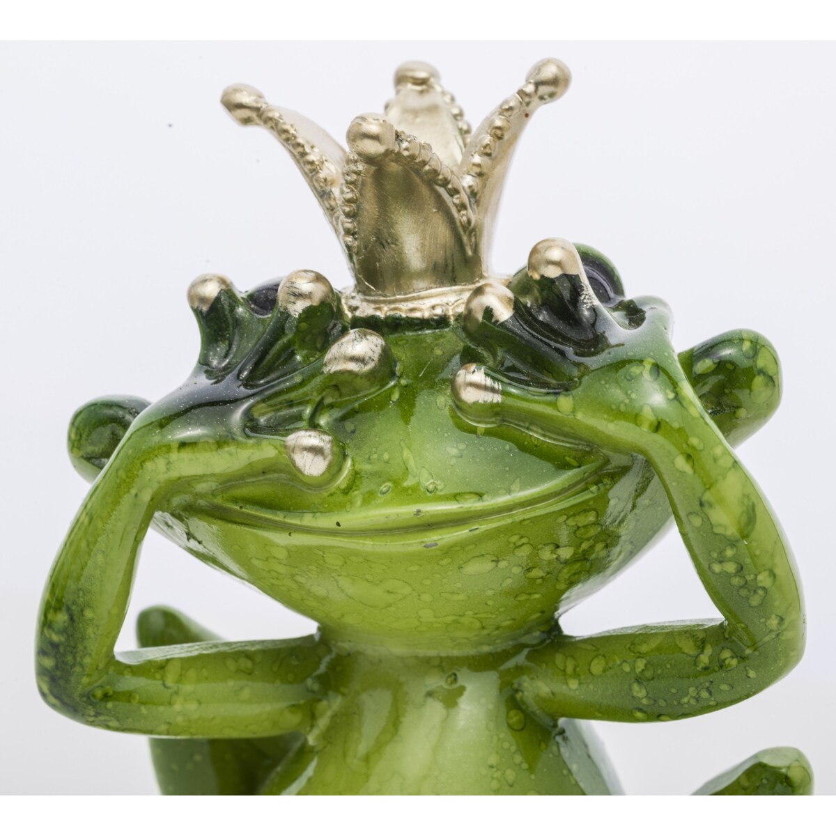 Dekoracja - 3 zielone żabki "Nie widzę, nie słyszę, nie mówię" RANE VERDI