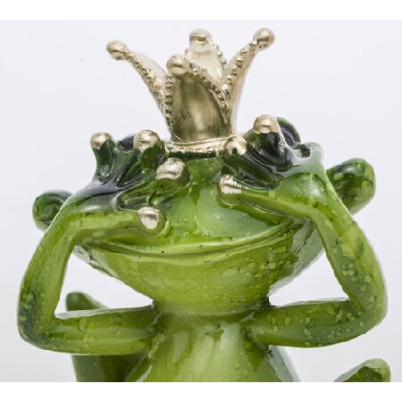 Dekoracja - 3 zielone żabki "Nie widzę, nie słyszę, nie mówię" RANE VERDI