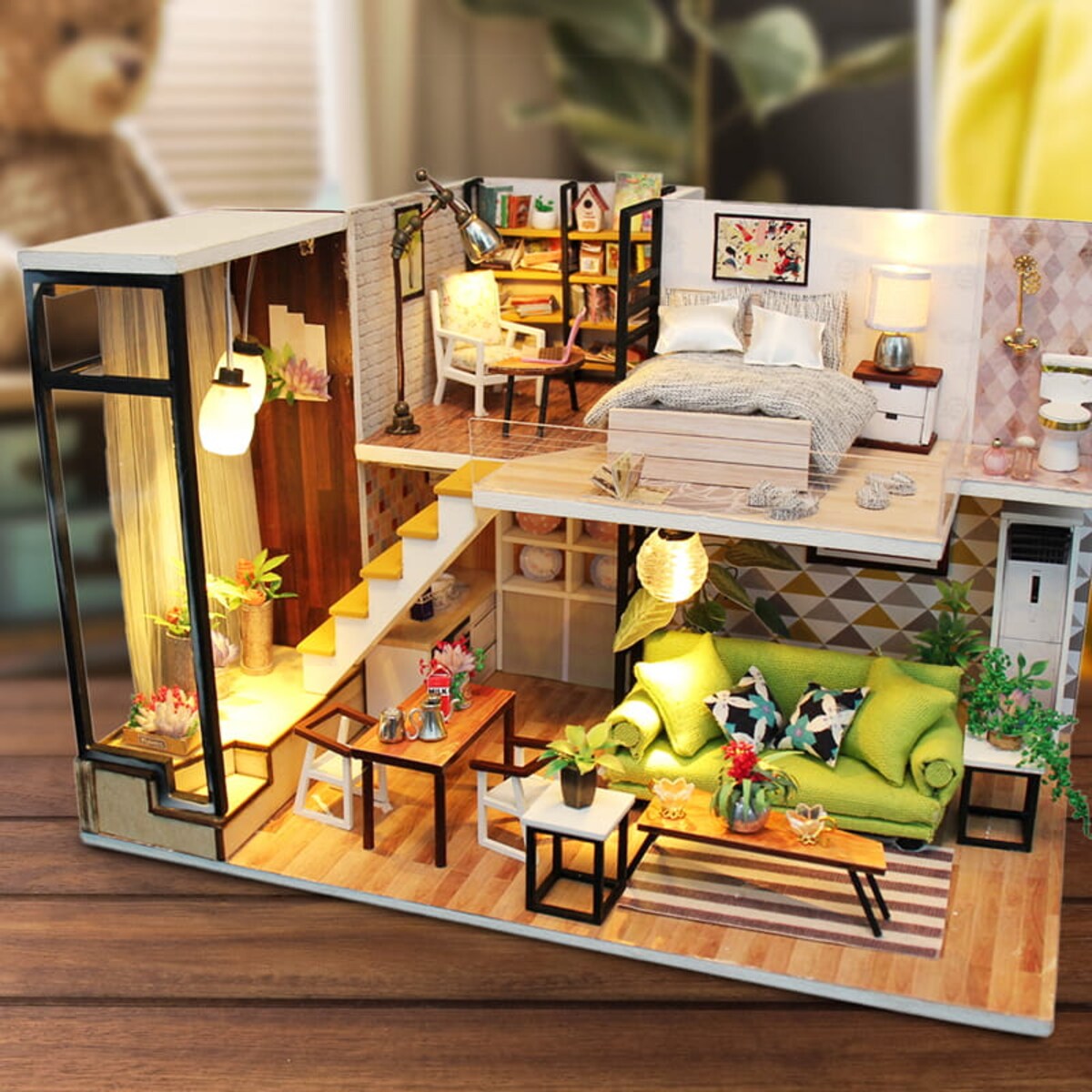 Miniaturowy domek - Skandynawska prostota