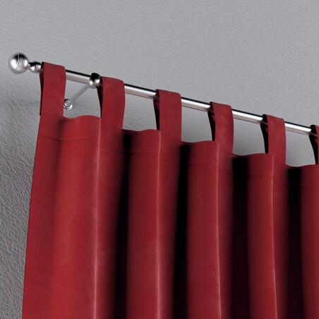 Zasłona na szelkach 1 szt. 130x260 intensywna czerwień