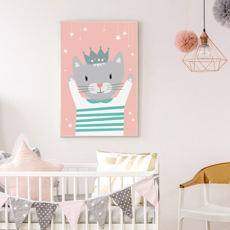 Plakat dla dzieci Kotka Mia 30x40