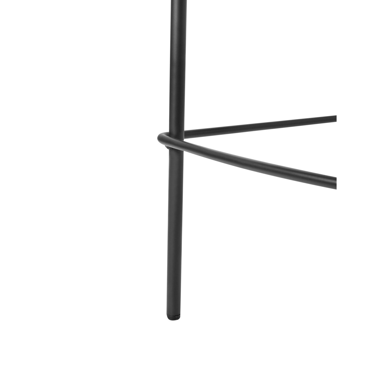 Zestaw 2 krzeseł barowych DUETTE Welur Jasnobeżowy