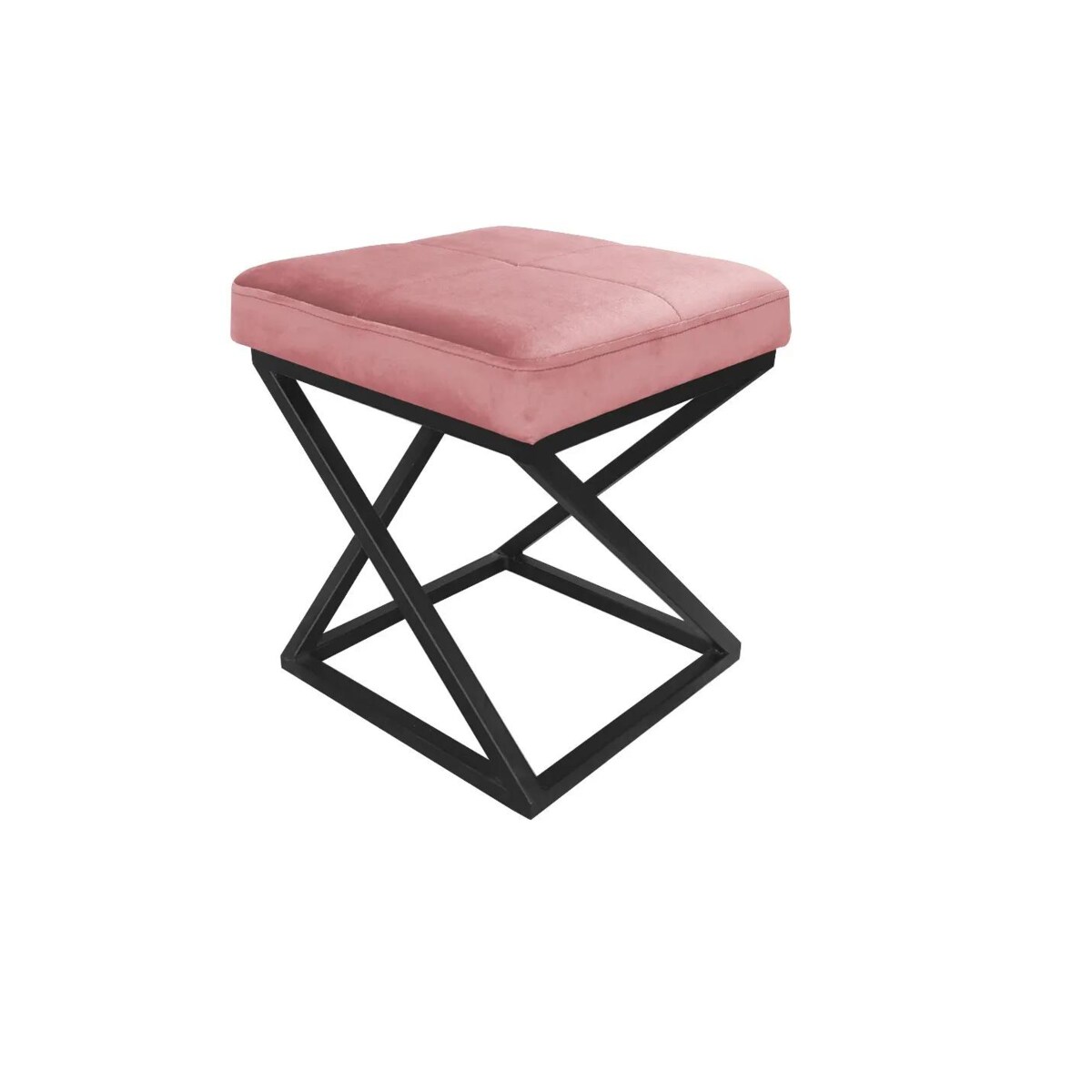 Pufa ZAZU 2 MG VELVET różowa