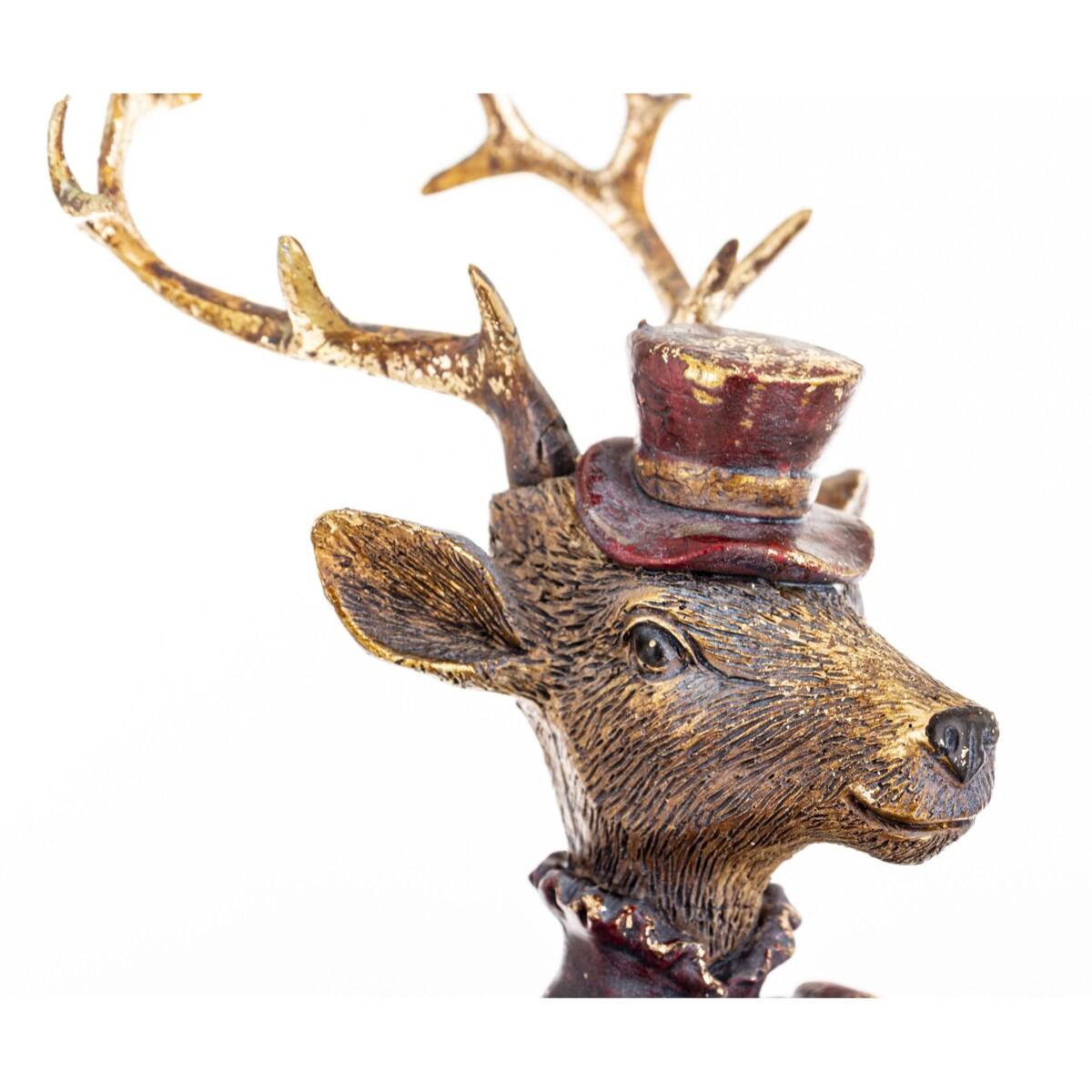 Figurka - elegancka pani jeleń 41x12,5x10,5 cm ELEGANTE-2 w długiej sukni