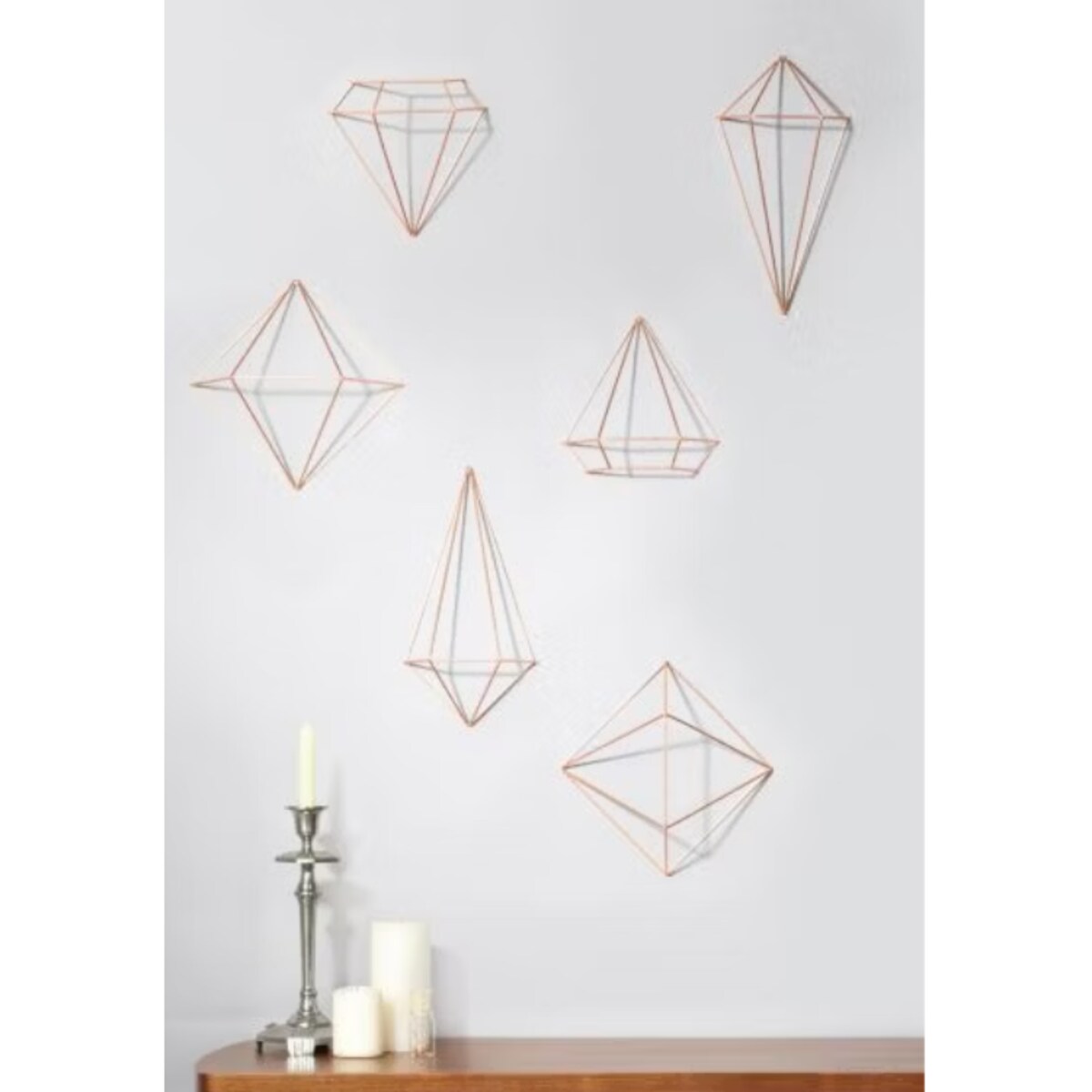 Dekoracja ścienna miedziana Prisma, Umbra