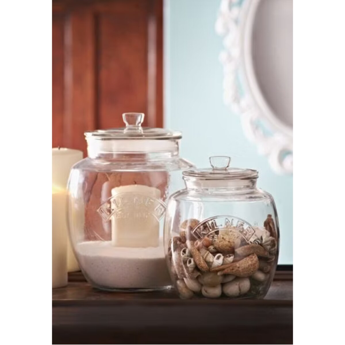 Słoik do przechowywania Push Top, 2000 ml, Kilner