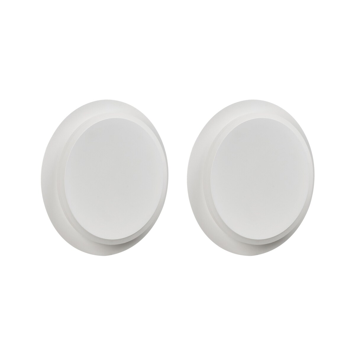 Zestaw 2 lamp ściennych SEMNON LED Metal Biały