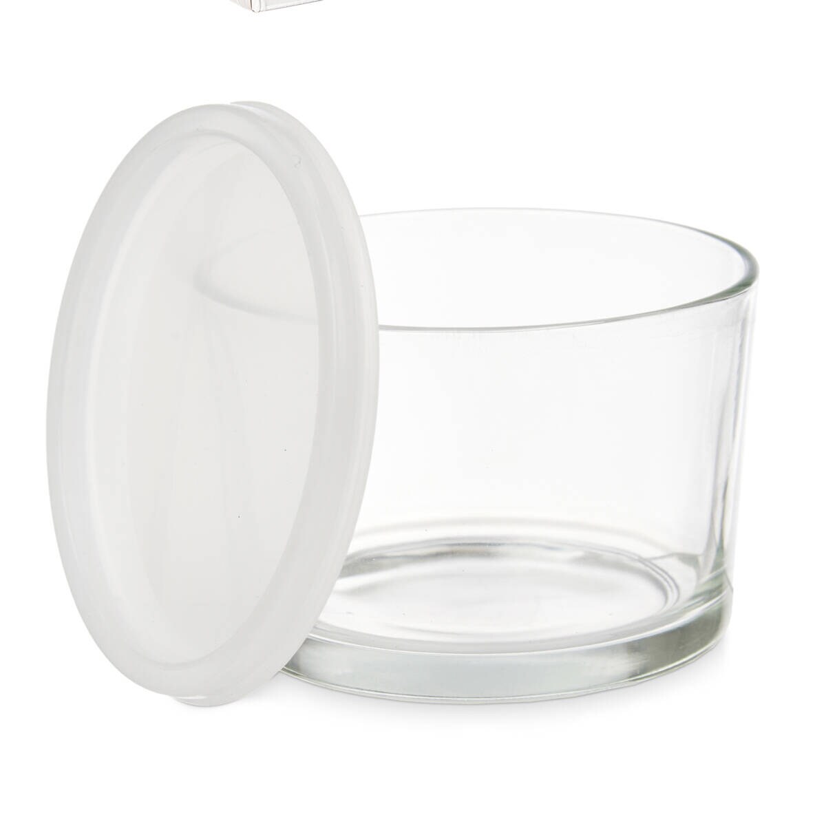 Szklane lunchboxy z pokrywką, 200 ml, 3 szt.