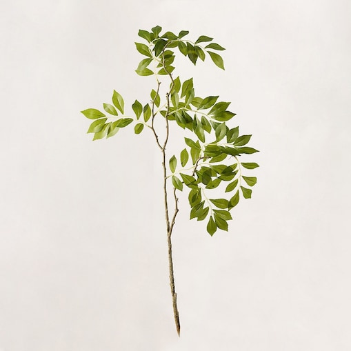 Gałązka dekoracyjna Green Leaf 80 cm boże narodzenie, święta, świąteczne, zielony, 20x2x80 cm