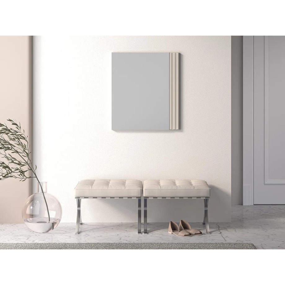 Lustro prostokątne ELLEN 1F 61x53 kaszmir