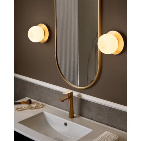 Zestaw 2 lamp ściennych BOUBLE Złoty Metal