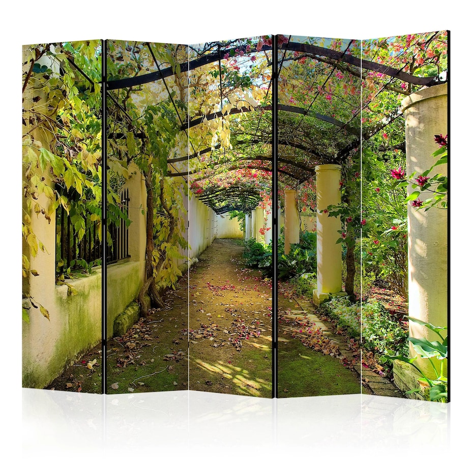 Parawan jednostronny Pejzaże 225x172 cm 5-częściowy wielokolorowy