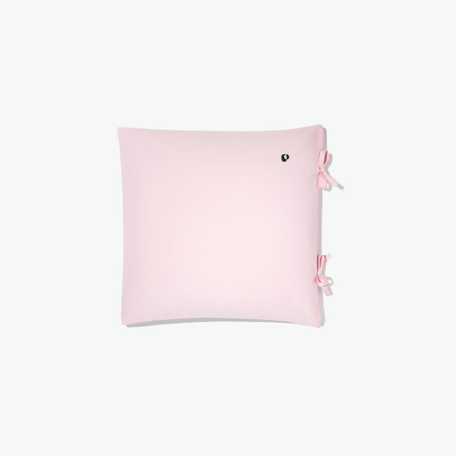Poszewka bawełniana 40x40 jasnorózowa