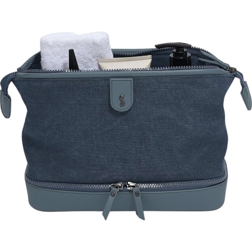 Kosmetyczka Stackers Canvas niebieska