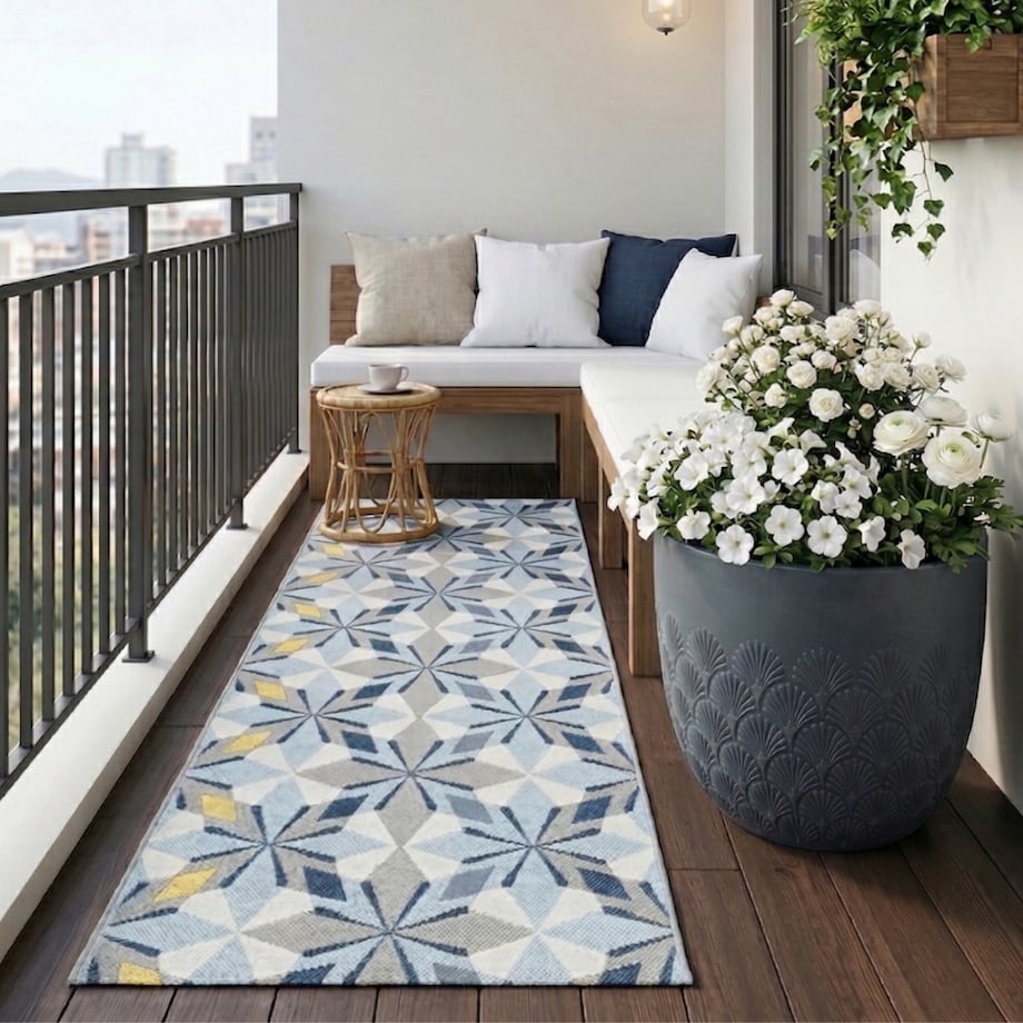 Donica Melody 40,6x40,6x35,6 cm niebieska