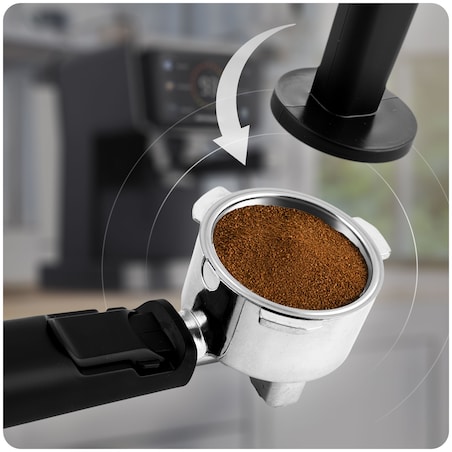 Ekspres do kawy ciśnieniowy kolbowy ze spieniaczem 377100 Berdsen