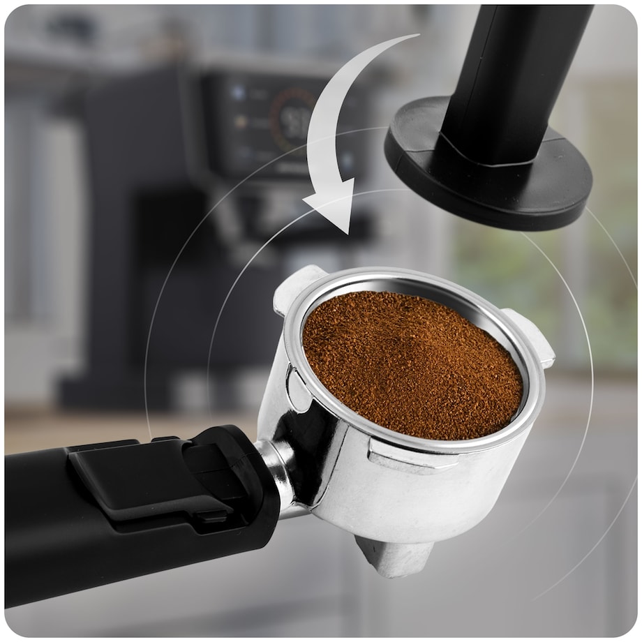 Ekspres do kawy ciśnieniowy kolbowy ze spieniaczem 377100 Berdsen