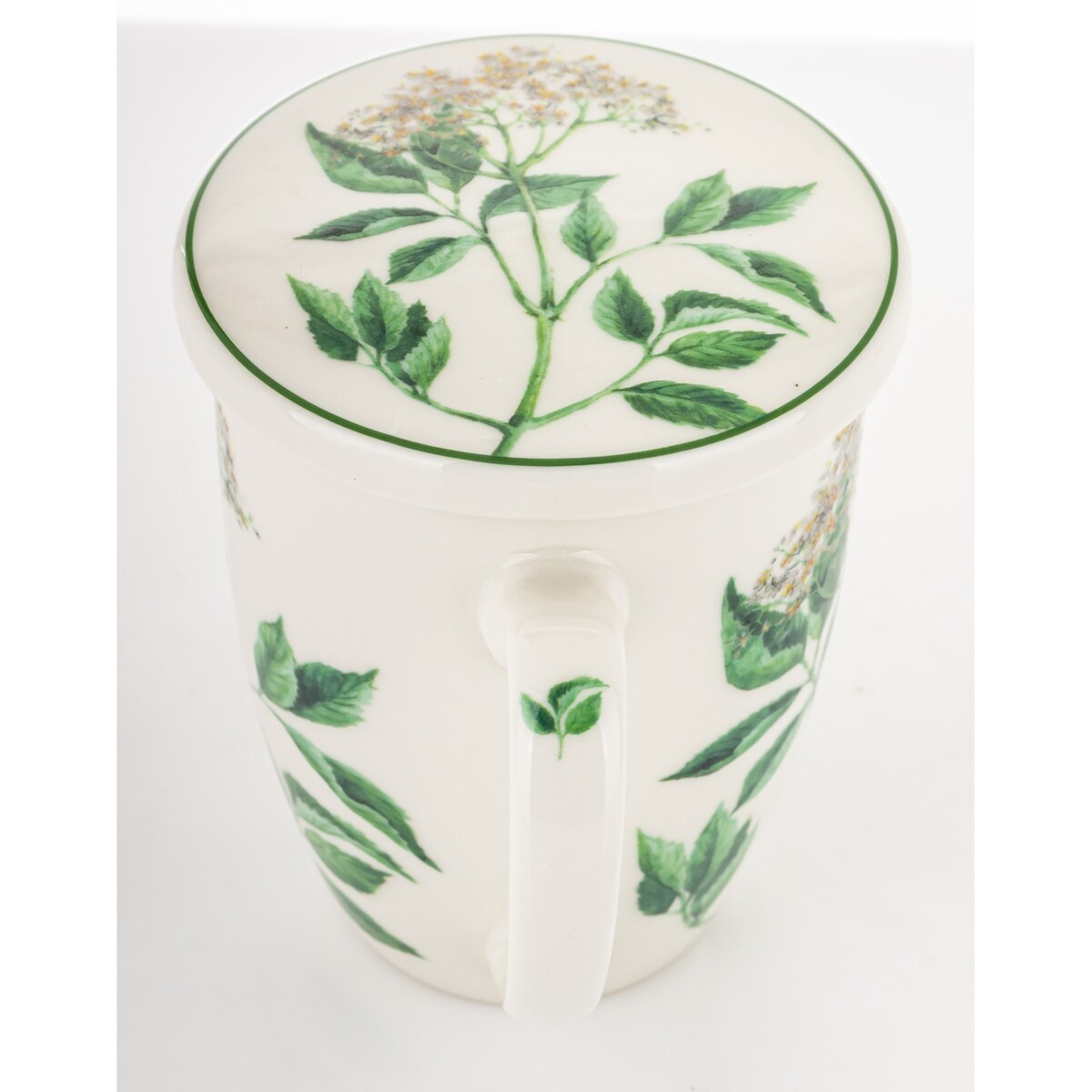 Kubek z zaparzaczem 350 ml w pudełku 11x12x9 cm HERBES lipa