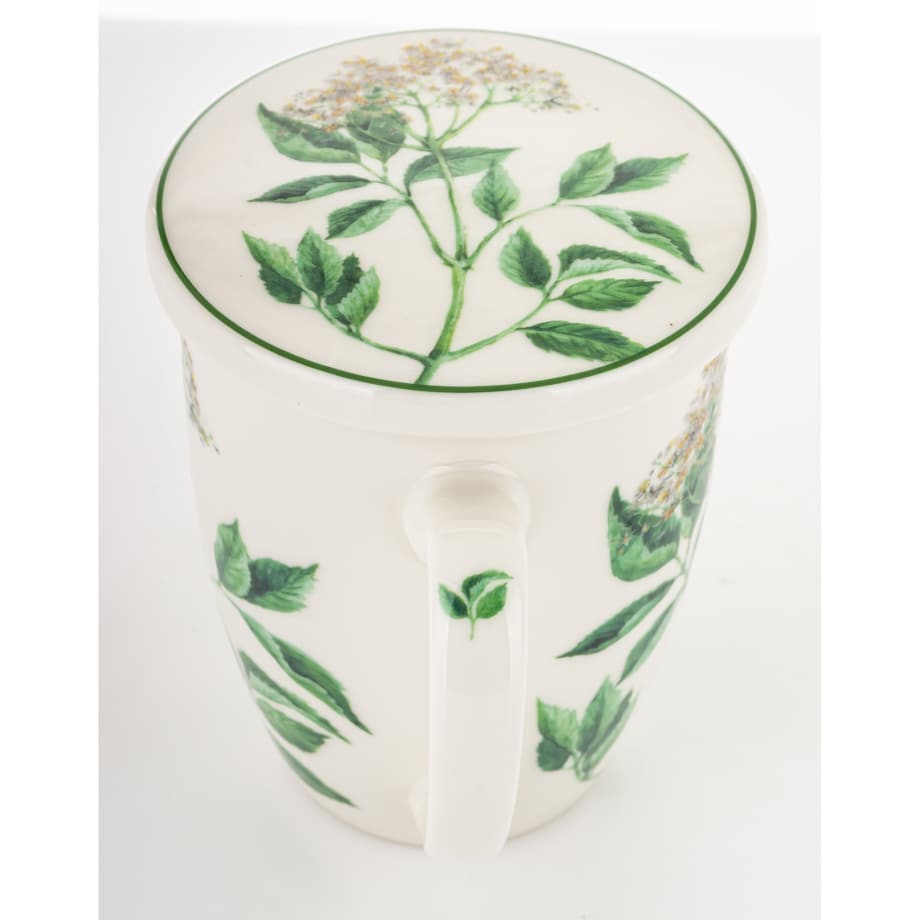 Kubek z zaparzaczem 350 ml w pudełku 11x12x9 cm HERBES lipa